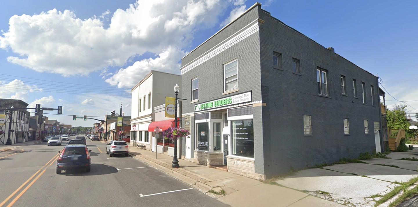 photo of downtown demotte indiana