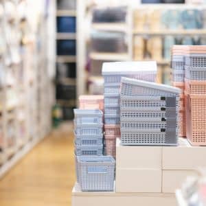 Spacious department store in Chicagoland showcasing elegant concrete flooring.